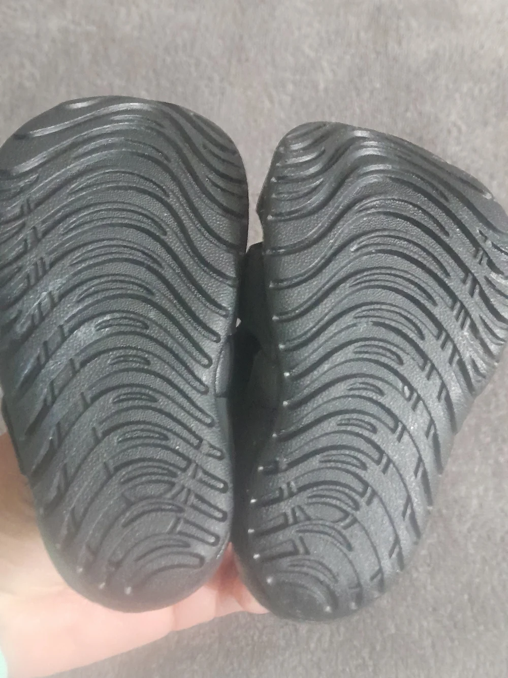 Nike Babys' Black Water-Ready Sandals